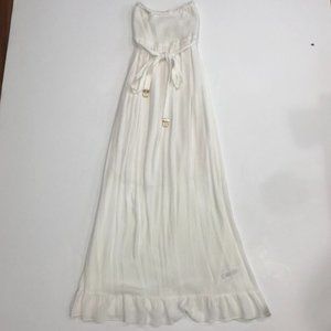 Juicy Couture White Strapless Dress